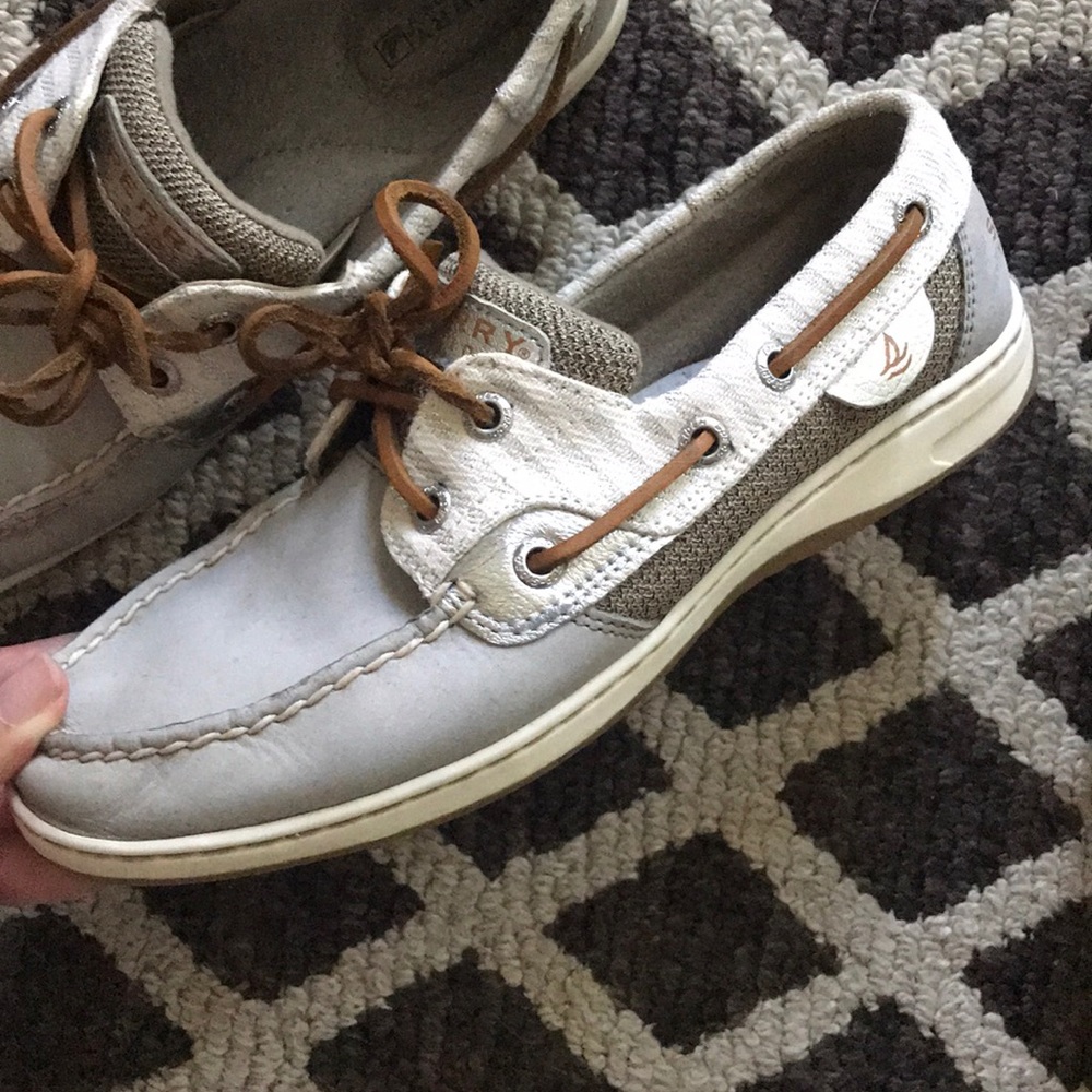 Blue stripe sperry